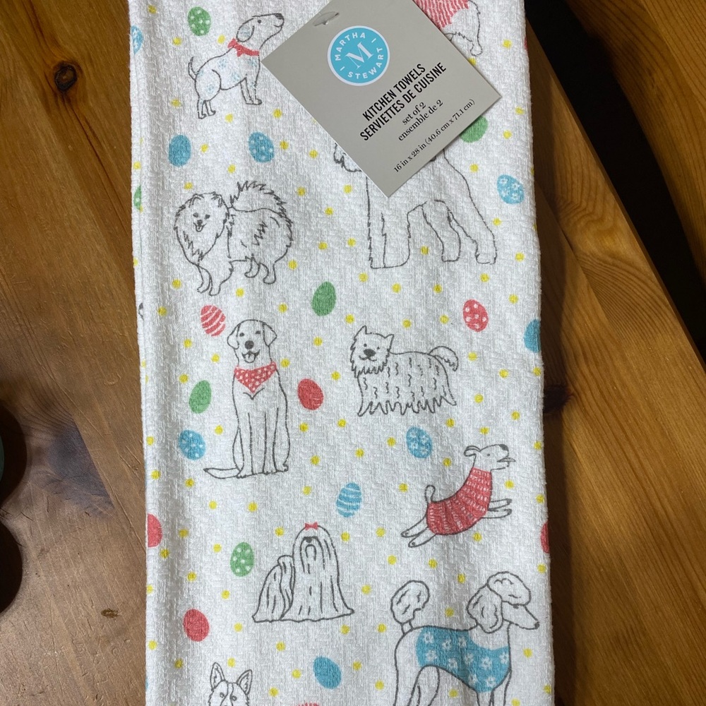 NWT DACHSHUND KITCHEN TOWELS